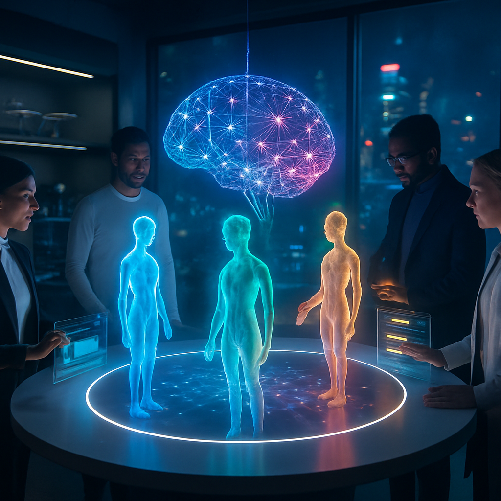 Contextual background image related to AI agents and domains